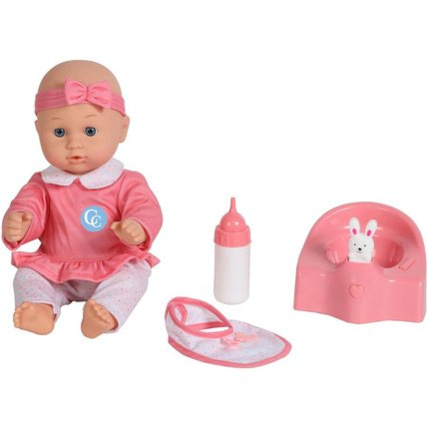 Avis Poupon - Bébé boit et fait pipi 30 cm CERISE ET CAPUCINE 1