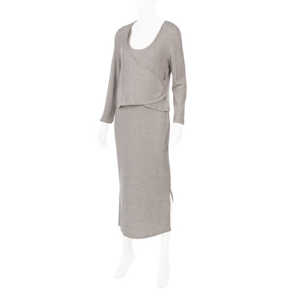 Avis Set robe de grossesse sans manches avec boléro Prémaman 1