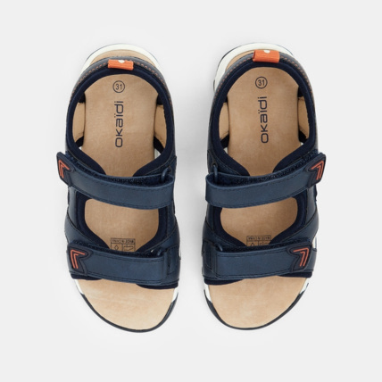 Avis Sandale trek semelle cuir bleues garçon OKAIDI 3