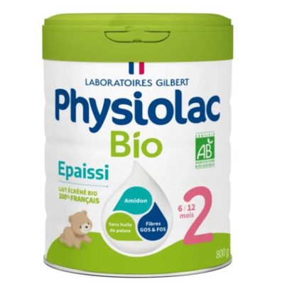 Avis Formule infantile BIO 6-12 mois - Formule épaissie Physiolac 1