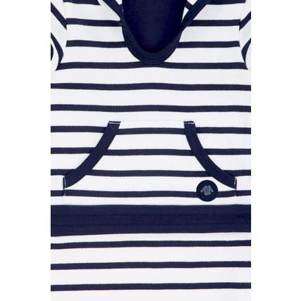 Avis Robe "Balancelle" Baby - coton épais - Blanc/Navire ARMOR-LUX 2