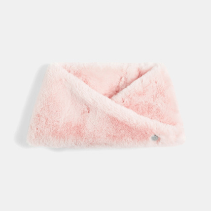 Avis Snood en fausse fourrure rose fille OKAIDI 1