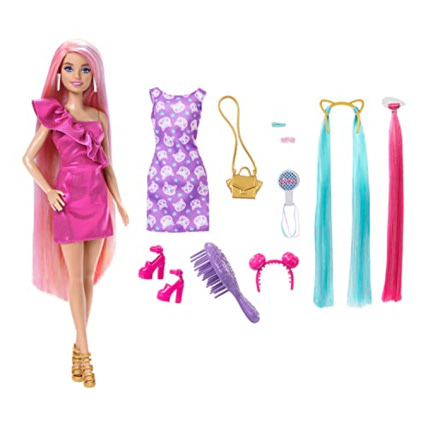 Avis Barbie Ultra Chevelure - Poupée à coiffer avec accessoires BARBIE 1