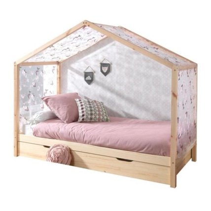Avis Lit cabane Dallas II avec tiroir & voile PARIS PRIX 1