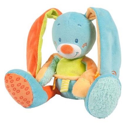 Avis Peluche bébé lapin 28 cm funny farmers NATTOU 1