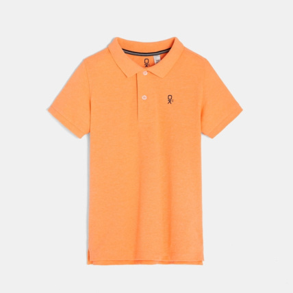 Avis Polo classique orange garçon OKAIDI 1