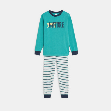 Avis Pyjama 2 pièces en jersey bleu garçon OKAIDI 2