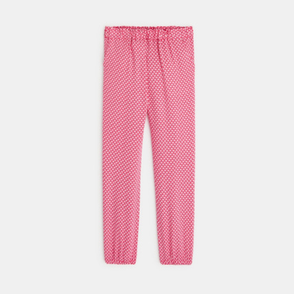 Avis Pantalon imprimé style jogpant rose fille OKAIDI 1