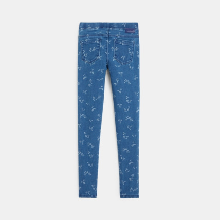 Avis Treggings à motifs délavés bleu fille OKAIDI 3
