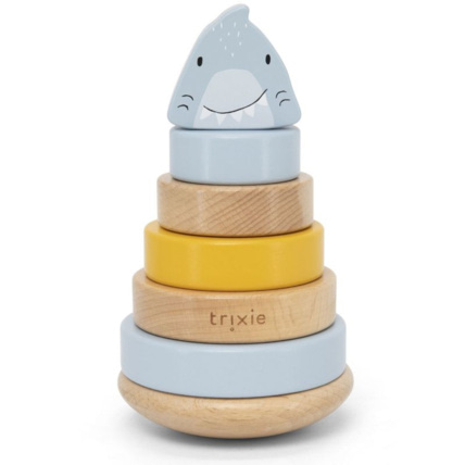 Avis Tour à empiler en bois Mr. Shark Trixie 1