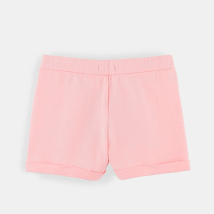 Avis Short en molleton uni rose fille OKAIDI 2