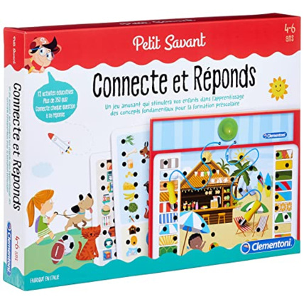 Avis Jeu éducatif Connecte et réponds Clementoni 1
