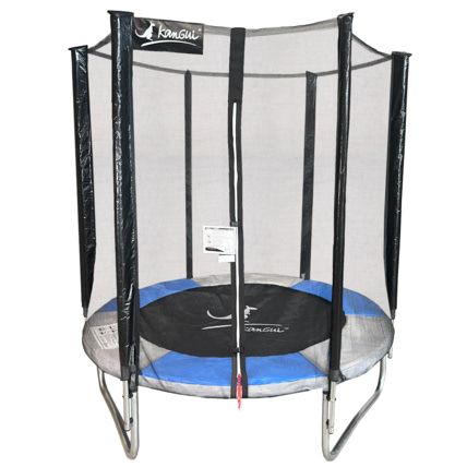 Avis Trampoline rond diam 180cm avec filet de sécurité - RALLI 180 Kangui 1