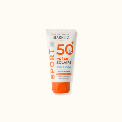 Avis Crème solaire bébé & enfant sport SPF50+ Laboratoires de Biarritz 1