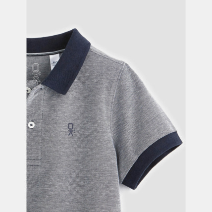 Avis Polo en coton piqué bleu garçon OKAIDI 3