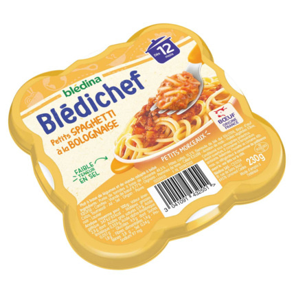 Avis BLEDICHEF Petits spaghetti à la bolognaise Blédina 2