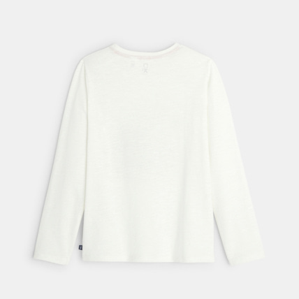 Avis T-shirt manches longues imprimé moto blanc garçon OKAIDI 3