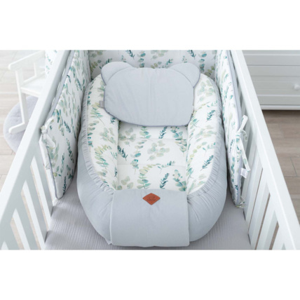 Avis Oreiller coussin plat réversible , Eucalyptus Sevira Kids 8