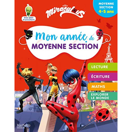 Avis Miraculous - Mon année de Moyenne Section 4-5 ans Hachette Éducation 1