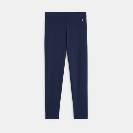 Avis Leggings chauds et unis bleu garçon OKAIDI 1