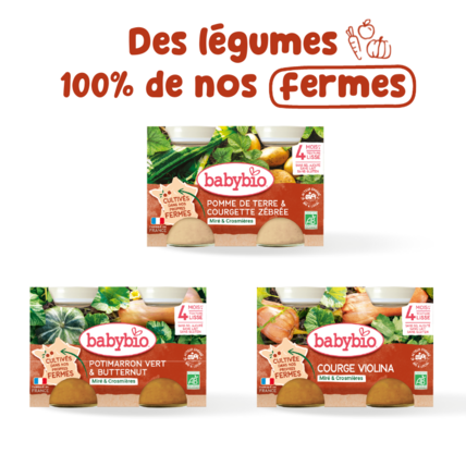 Avis Pack découverte - légumes 100% de nos fermes Babybio 1
