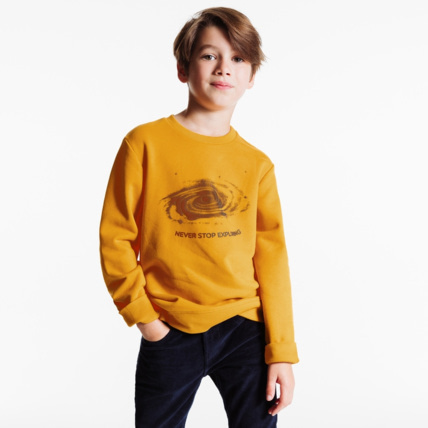 Avis Sweat motif 3D jaune garçon OKAIDI 1