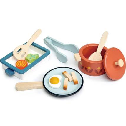 Avis Kit de casserole et poêle en bois Tender Leaf 1
