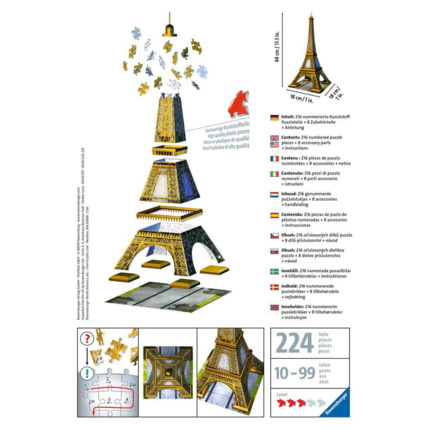 Avis Puzzle Tour Eiffel - de 10 ans RAVENSBURGER 3