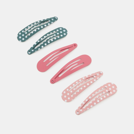 Avis Barrettes clic-clac en métal fantaisie (lot de 6) vert fille OKAIDI 1
