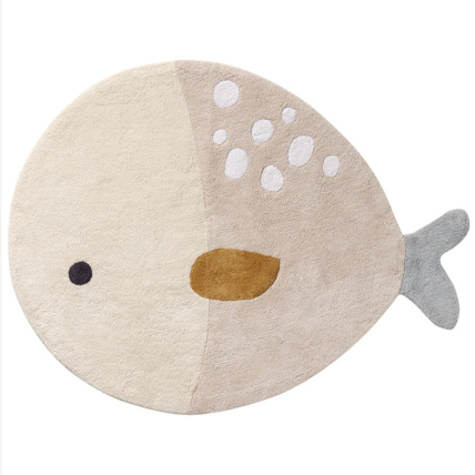 Avis Tapis chambre bébé coton Poisson Petite Amélie 1