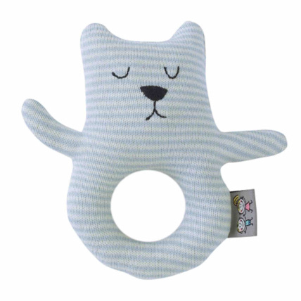Avis Hochet bébé en coton tricoté, Ourson Sevira Kids 1
