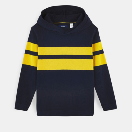 Avis Pull à capuche bleu garçon OKAIDI 1