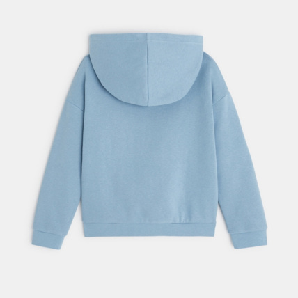 Avis Sweat-shirt à message "océan d'amour" bleu fille OKAIDI 4
