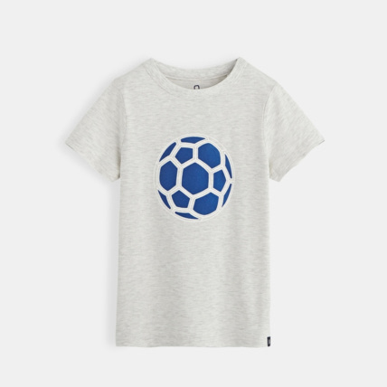 Avis T-shirt à motif sport gris garçon OKAIDI 1