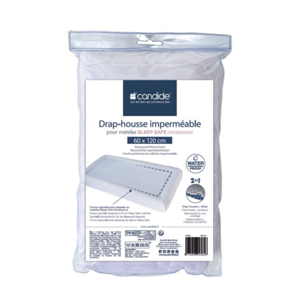 Avis Drap housse bébé imperméable pour matelas Sleep safe croissance CANDIDE 2