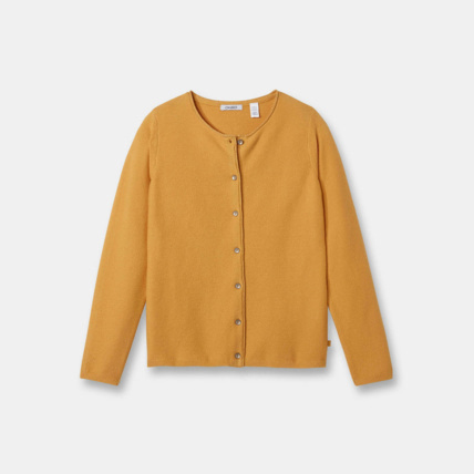 Avis Gilet boutonné jaune fille OKAIDI 1