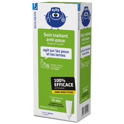 Avis Soin traitant anti-poux Kids Biogaran 1