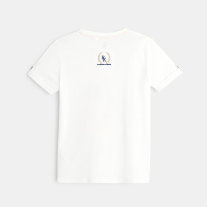 Avis T-shirt manches courtes à message blanc garçon OKAIDI 3