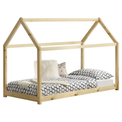 Avis Lit cabane maison en bois EN.CASA 1