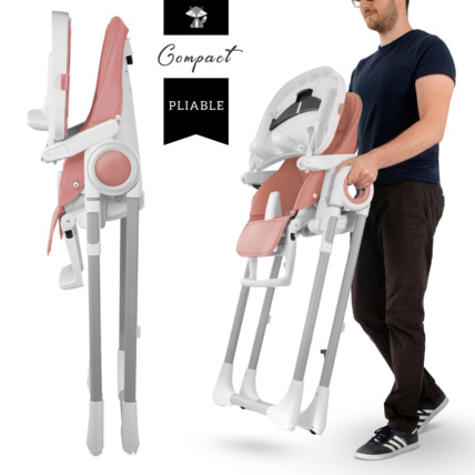 Avis Chaise haute bébé évolutive avec barre de jeu SWEETY FOX 3