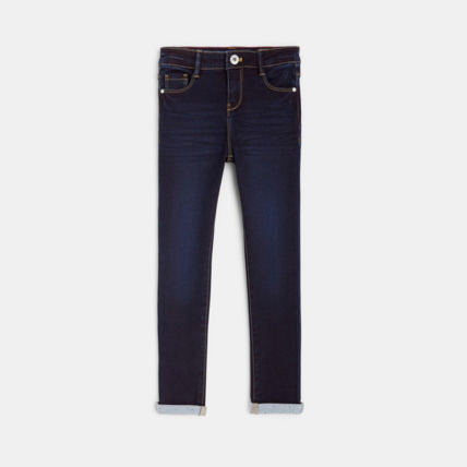 Avis Jean skinny dark blue bleu fille OKAIDI 2