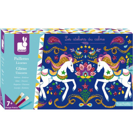 Avis Cartes à pailleter Licornes Les ateliers du calme JANOD 1