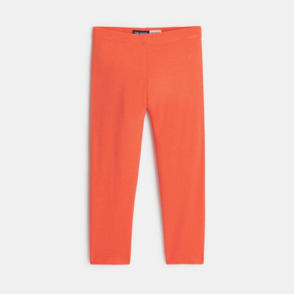 Avis Legging court en jersey orange fille OKAIDI 1