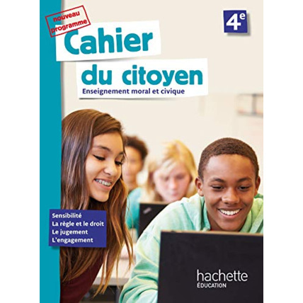 Avis Cahier du citoyen 4e - éd. 2019 Hachette Éducation 1
