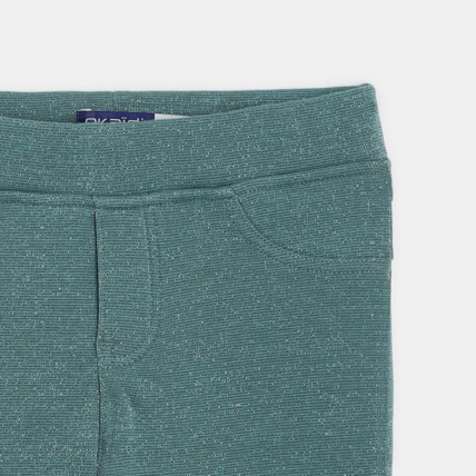 Avis Jegging chaud et pailleté vert fille OKAIDI 2