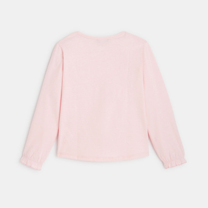 Avis T-shirt manches longues à motif papillon rose fille OKAIDI 3