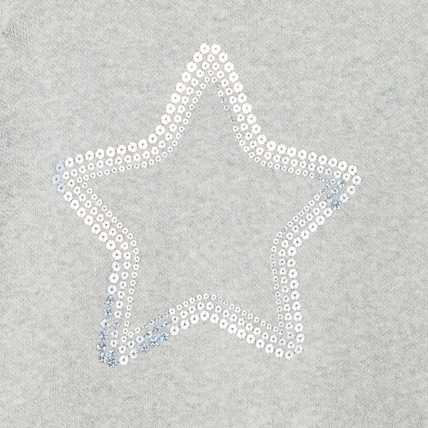 Avis Pull fin à sequins brodés gris fille OKAIDI 2