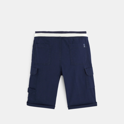Avis Bermuda cargo coupe slim bleu garçon OKAIDI 3