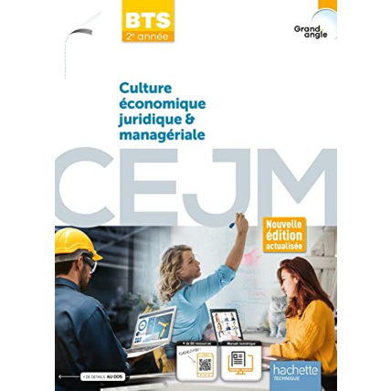 Avis Culture économique juridique et managériale BTS 2e année Coll Grand-Angle - livre élève éd. 2023 Hachette Éducation 1