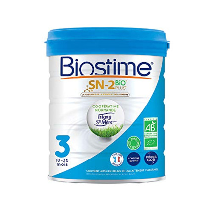 Avis Lait infantile Bio 3ème âge en poudre BIOSTIME 1